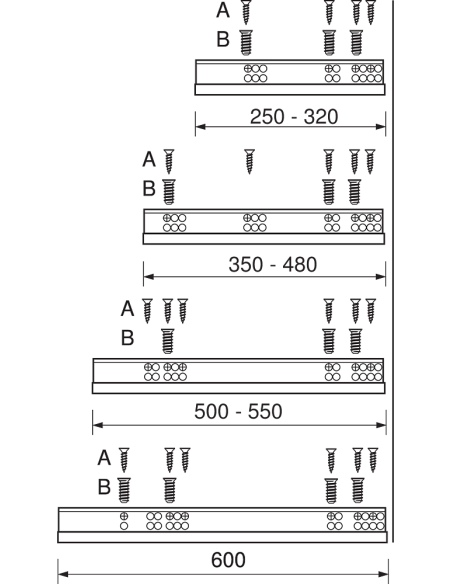 GUIA 560H5500B TANDEM EXT.TOTAL CON FRENO