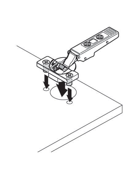 BISAGRA 71B3580 ONIX 110º CON TACO BLUMOTION