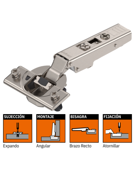 BISAGRA 71B358E 110º EXPANDO BLUMOTION CON TACO