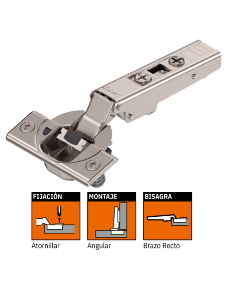 BISAGRA 71B3580 110º CON TACO BLUMOTION