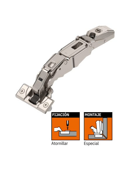 BISAGRA 71B7580D MB 125º CON TACO