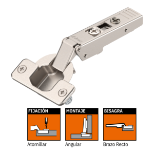 BISAGRA 70T5580.TL SIN MUELLE CON TACO