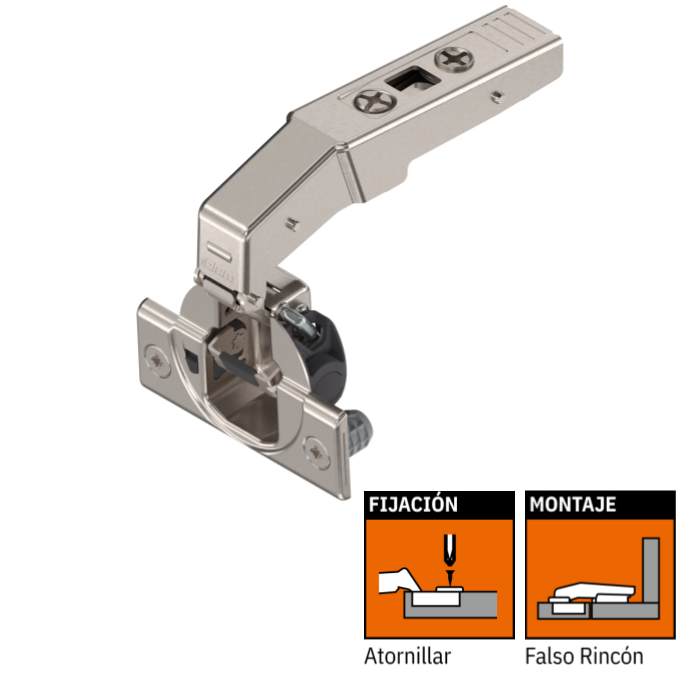 BISAGRA 79B9580 CIEGA BLUMOTION CON TACO