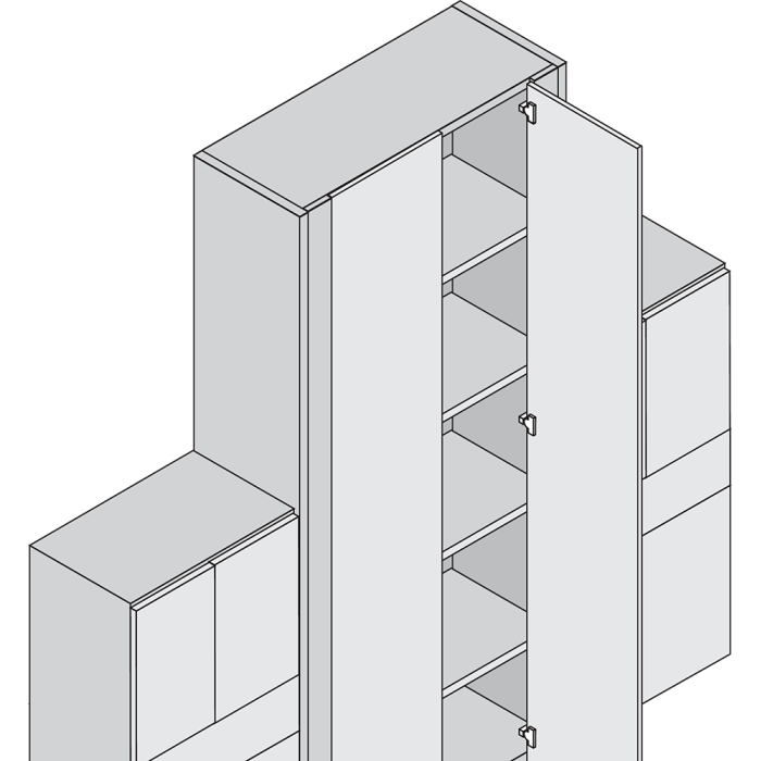 BISAGRA 79B9580 ONIX CIEGA BLUMOTION CON TACO