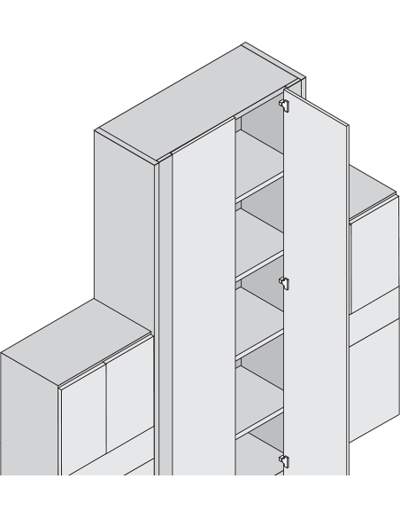 BISAGRA 79B9580 ONIX CIEGA BLUMOTION CON TACO