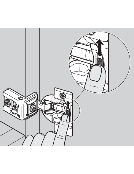 BISAGRA 71B3780 110º SUPER ACOD.BLUMOTION CON TACO