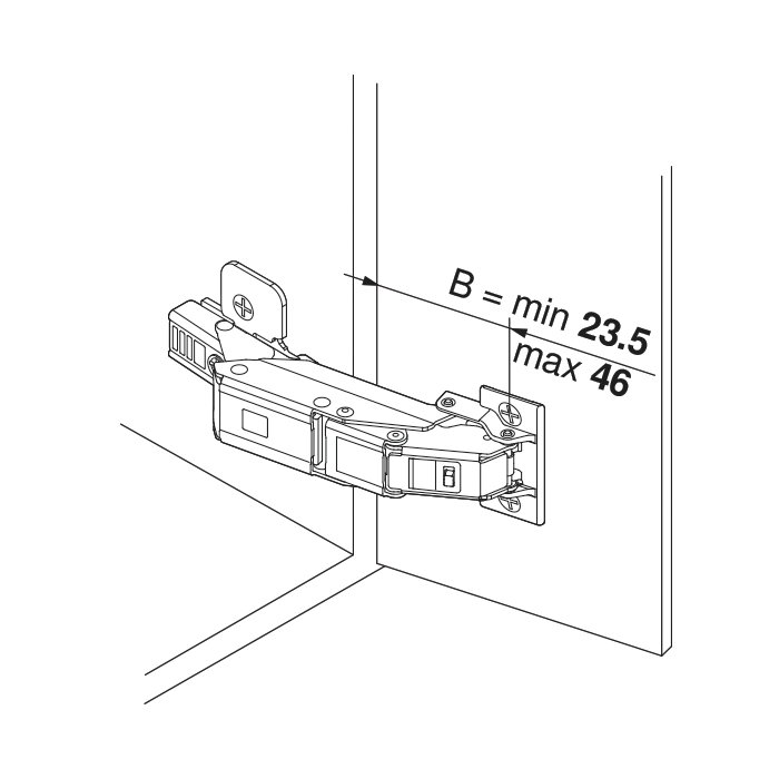 BISAGRA 71B453T 110º PUERTA FINA EXPANDO T...
