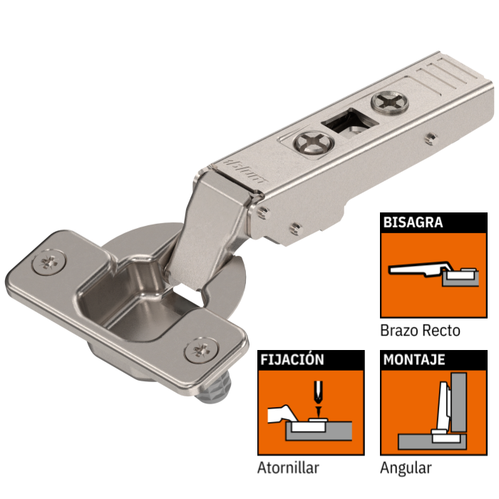 BISAGRA 75T1580 107º CON TACO