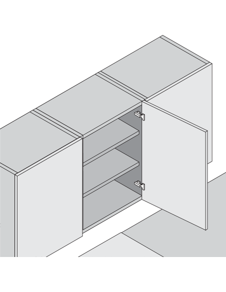 BISAGRA 75T1580 107º CON TACO