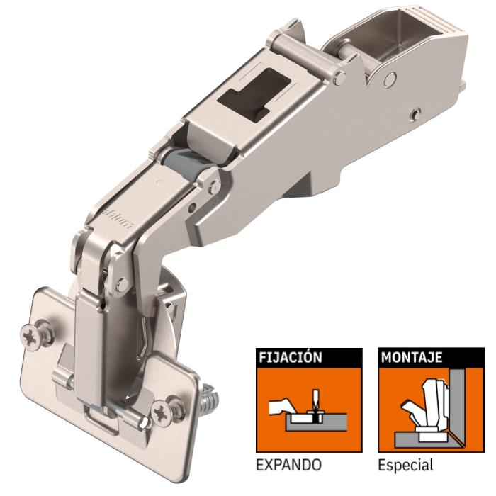 BISAGRA 71T668E 170º ACODADA EXPANDO