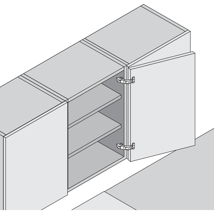 BISAGRA 71T668E 170º ACODADA EXPANDO