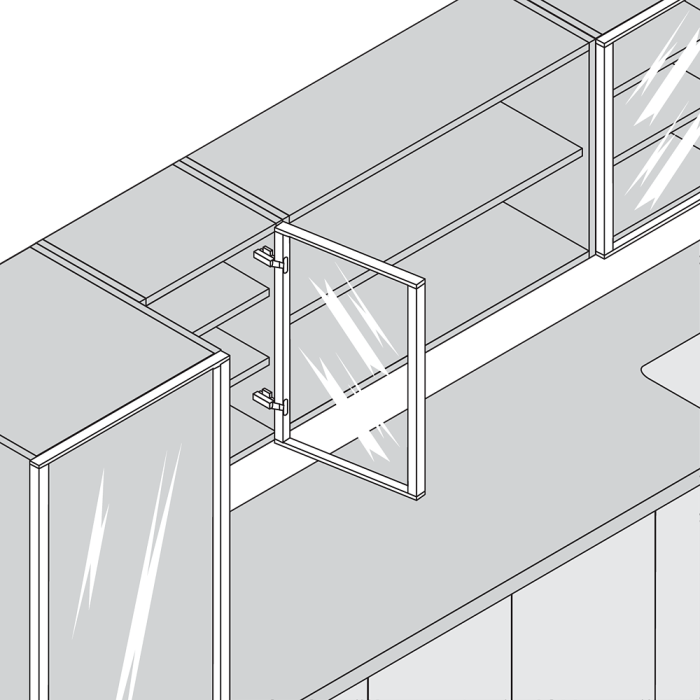 BISAGRA 71T970A 95º MARCO ALUMINIO SUPERACODADA