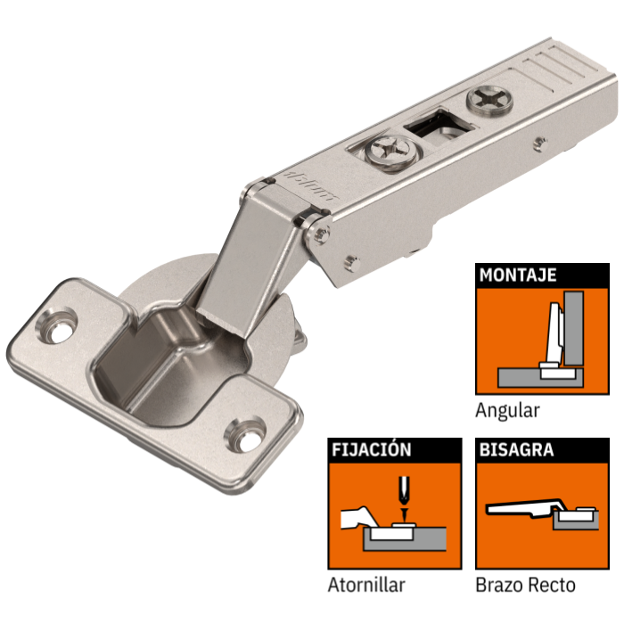 BISAGRA 70T5550.TL SIN MUELLE SIN TACO