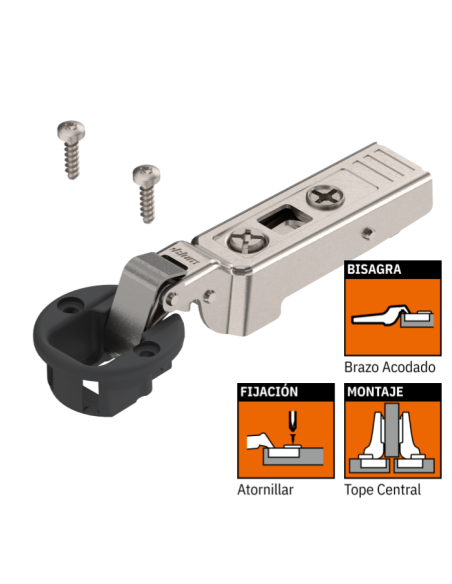 bisagras para puerta de cristal 94 grados