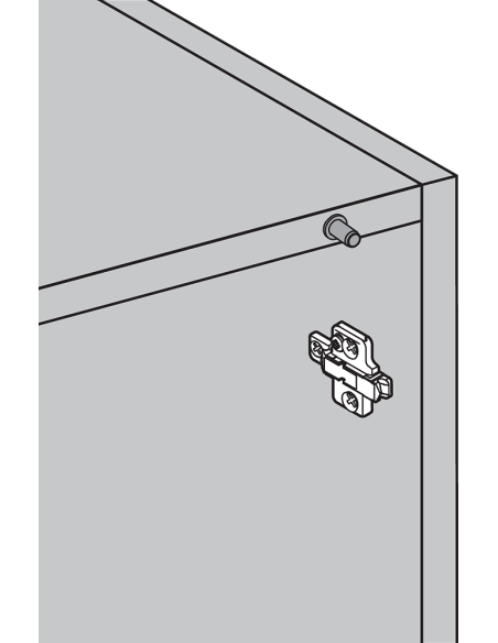 BLUMOTION 970A1002 PUERTA EMBUTIR LADO BISAGRA