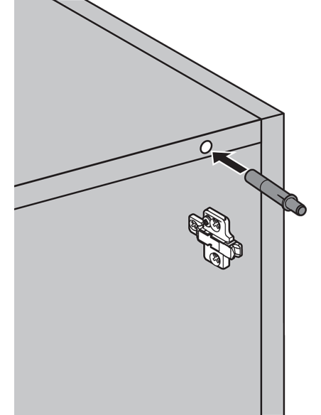 BLUMOTION 970A1002 PUERTA EMBUTIR LADO BISAGRA