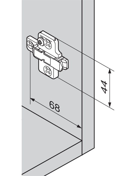 BASE 175H9160 6 MM SIN TACO