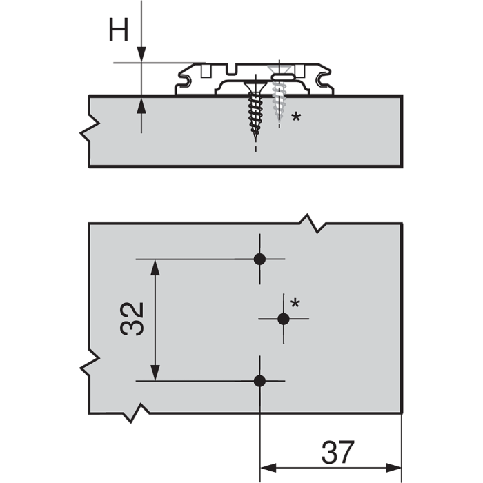 BASE 173L6100 ACERO SIN TACO