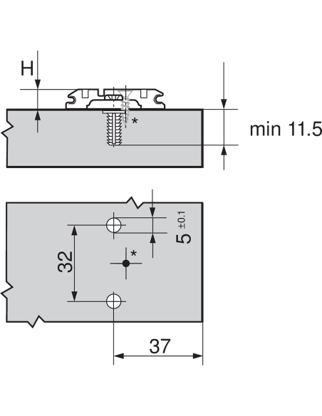 BASE 174E6100.01 ACERO EXPANDO CON TACO