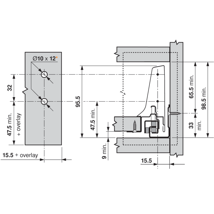 FIJACION ZSF.35A2.02 TANDEM SIN TACO