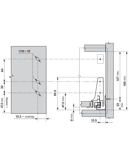 FIJACION ZSF.39A2 TANDEM CON TACO