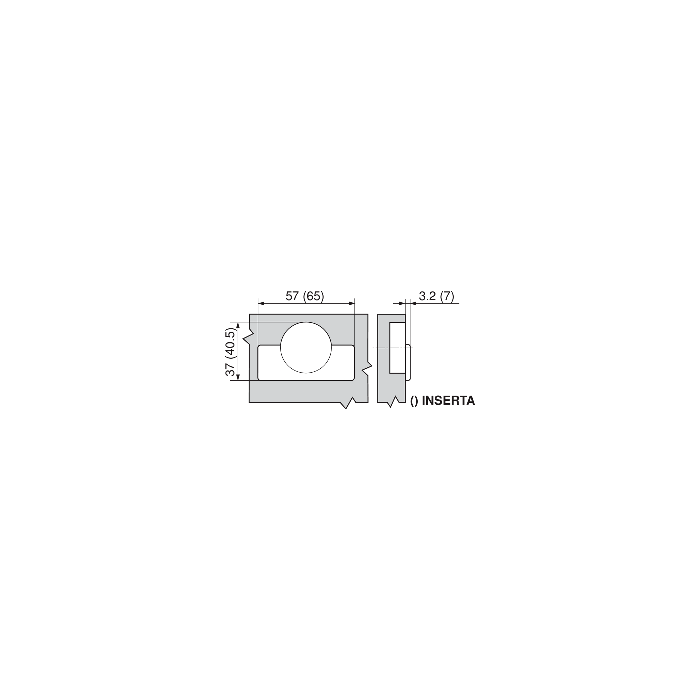 BISAGRA 79B9454 15º BLUMOTION SIN TACO