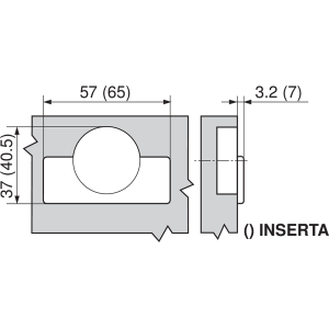 BISAGRA 79B9555 20º BLUMOTION SIN TACO 2