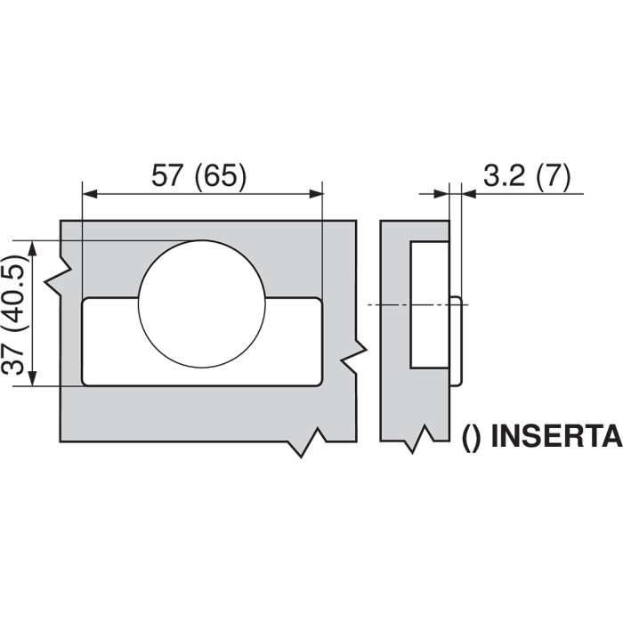 BISAGRA 79B9555 20º BLUMOTION SIN TACO