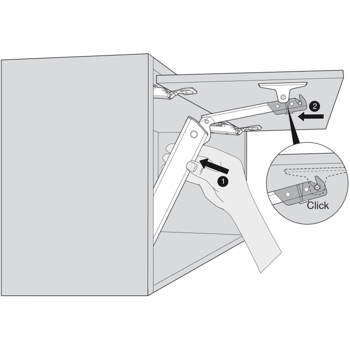 AVENTOS HK-XS TIP-ON 20K1501T COMPAS