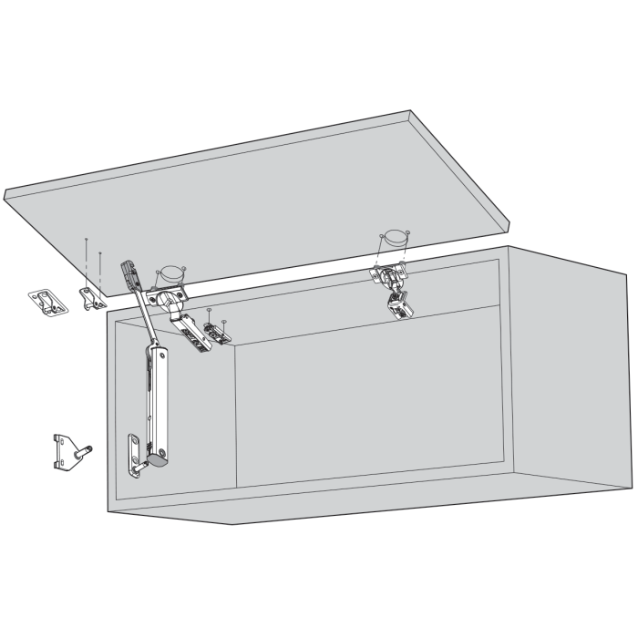 AVENTOS HK-XS TIP-ON 20K1101T COMPAS