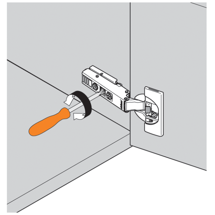 BISAGRA 71B3680 110º ACODADA BLUMOTION CON TACO