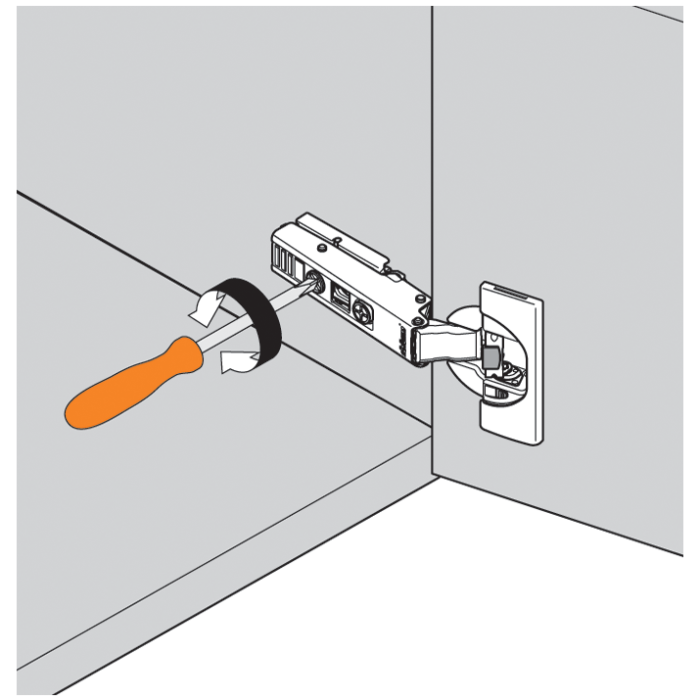 BISAGRA 71B3680 110º ACODADA BLUMOTION CON TACO