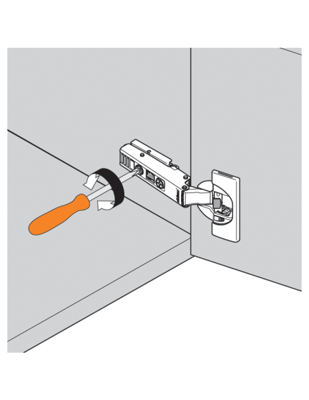 BISAGRA 71B3680 110º ACODADA BLUMOTION CON TACO